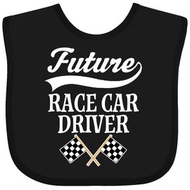 inktastic Future Race Car Driver Racing Baby Bib Black 2bf79