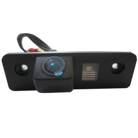 Kalakass 12V HD CCD Rückfahrkamera für Auto Nummernschild mit 170 Grad Weitwinkel-Objektiv Nachtsicht wasserdichte IP67 Einparkhilfe für VW Skoda Octavia Roomster Tour Fabia