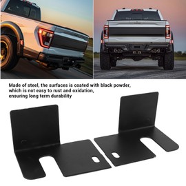 JAOCDOEN Tail Light Theft Deterrent 16PCS Tailgate and Tail Light Theft Deterrent Black Powder Coat Steel Strong Structure for Pickup Truck