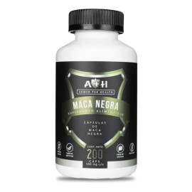 Suplemento Maca Negra Premium Calidad 200 Cápsulas 500mg A4h Sabor Sin Sabor