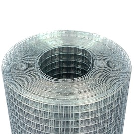 GANGHAO Hardware Cloth 19 Gauge 1/2 inch 24 x 100 ft, Chicken Wire Mesh Roll, Wire Fencing, Wire Fence Roll, Galvanized Wire Mesh, Guard Mesh (24"×100')