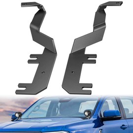 Nilight Ditch Light Brackets Hood Hinges Mount Bracket Kit for Auxiliary Offroad LED Pods Work Lighting on Ford F-150 F-250 F-350 F-450 F-550 Super Duty 2017 2018 2019 2020 2021 2022