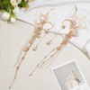 NICENEEDED Butterfly Elf Ear Cuffs, Handmade Golden Fairy Ear Cuffs