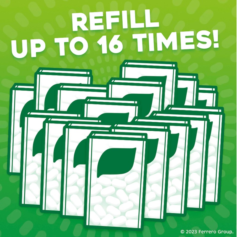 Tic Tac Bulk Resealable Refill Bag, Freshmint Breath Mints, On-The-Go