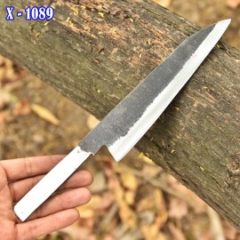 Chef Knife Handmade Forged Carbon Steel Chef Kitchen Knife Blank Blade make Your Own Handle