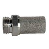 Silencer with Male Thread NPT 1/4 Inch Material Stainless Steel