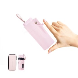 konciwa Parasol, UV Protection, 100% Light Blocking, Heat Shield, Ultra Lightweight, Foldable, UPF50+, UV Protection, 6 Ribs, Men's, Women's, Sun Protection, Heatstroke Protection, Parasol for