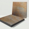 neukids distressed splashback metal rust, Copper earth red splashbacks for