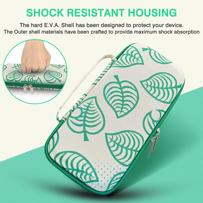 DLseego Animal Crossing Switch/Switch OLED Carrying Case Protective Hard Shell