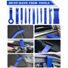 Poraxy 19Pcs Trim Removal Tool, Car Panel Dashboard Door Audio