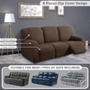 ULTICOR 8-Pieces Recliner Sofa Covers, Jacquared Stretch Couch Covers for