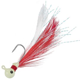 Dr.Fish 10 Pack Marabou Feather Jigs Fishing Jig Heads for Bass Crappie Trout Walleye Round Ball Fishing Lures Jigs Kit Panfish Bluegill Freshwater Lures 3/16oz