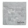 Papierservietten 3er Set Spruch VPE 20 Stück 3-lagig 33 x