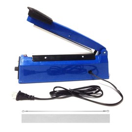 YXQ 200mm Impulse Manual Hand Sealer Heat Sealing Machine Poly Tubing Plastic Bag 8 inch