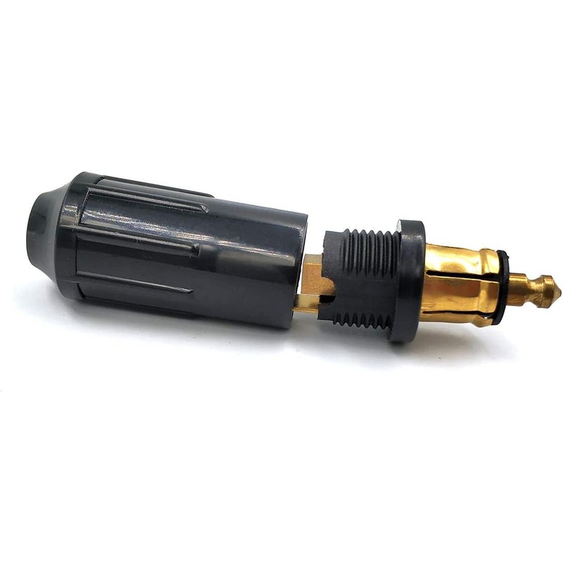 iMESTOU DIN Plug Europeo 12V Connettore Adattatore Accendisigari (1)