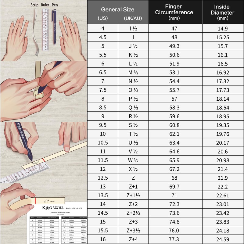 King Will BASIC 4mm Silver Classic Polished Comfort Fit Domed