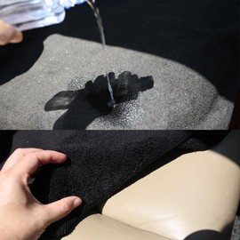 Waterproof Sweat Towel Car Seat Cover for Post Gym Workout, Running, Swimming, Beach and Hiking for Machine Washable Non-Slip - Seat Protector (black)
