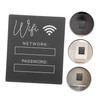 Zerodeko Acrylic WiFi Password Sign for Guests Unfinished Stylish WiFi
