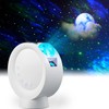 QIUZONAI Smart Galaxy Star Projector,LED Starry Sky Night Light,Nebula Ceiling