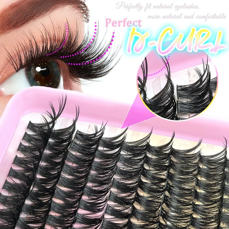 Kit De Extensiones De Pestanas 800pcs C/pegamento Capacidad