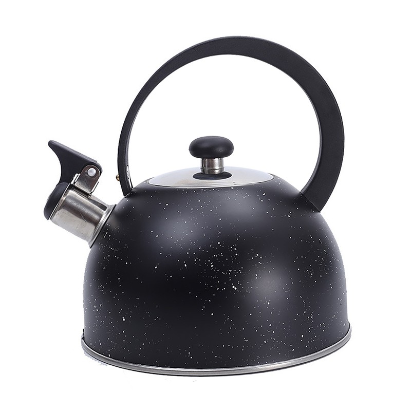 Whistling Kettle Stainless Steel Large Diameter Spout Moon Shape Handle