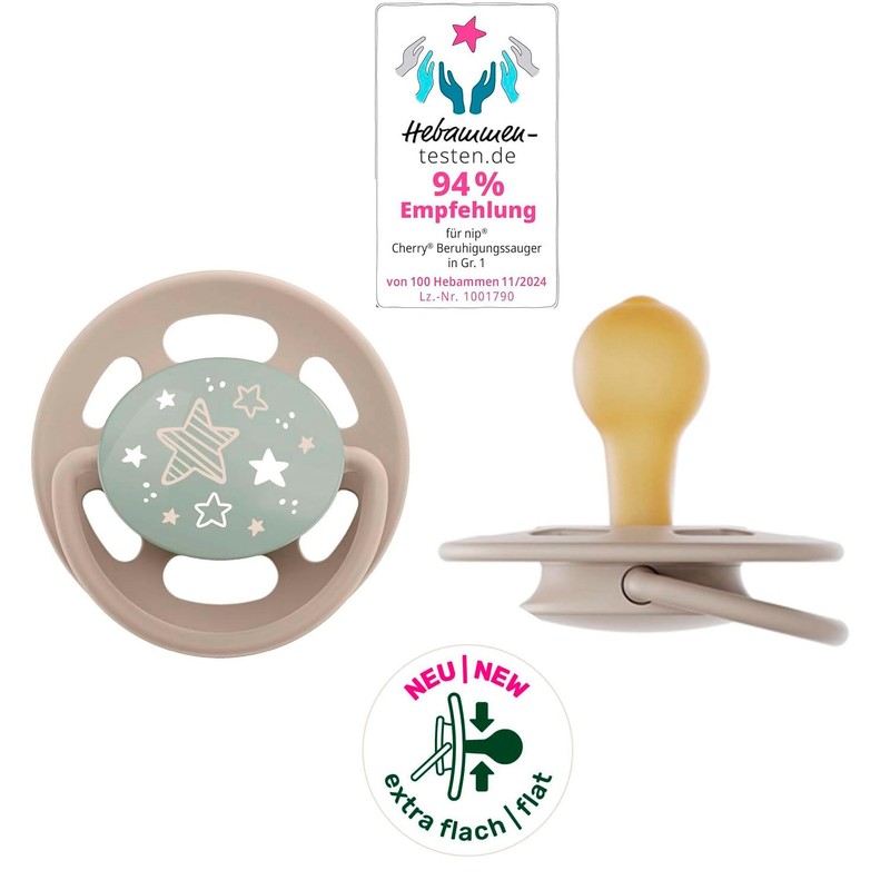 NIP Cherry Night 6 + Round Dummy Luminous Dummy, Cherry