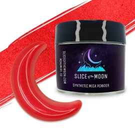 Pink Red Mica Powder | Skin Safe, Fine Pigment Powder for Epoxy Resin, Body Butter, Lip Gloss, Candle Color Dye, Soap Colorant & Slime Pigment Dust — 0.42oz (12g)