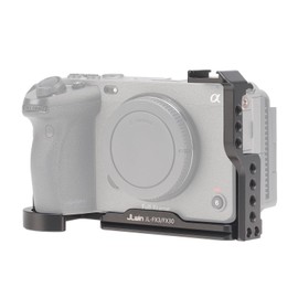 FOTGA FX3/FX30 Camera Cage with Cold Shoe, 1/4" Thread, 3/8"-16 Locating Holes for ARRI Grip, Fit for Sony ILME-FX30/FX3/Original XLR Handle, Compatible with DJI RS2 RS3 PRO Stabilizer (U-Shaped Cage)