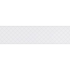 Set of Four Panels for 94 1/2"W x 24 1/4"H Checkerboard Fretwork Wainscot Wall Paneling