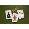 Mud Pie Light Up Christmas Towel, Santa, 21" x 14"