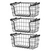 Oceanstar Stackable Metal Storage Set BSS1811 for Pantry, Countertop, Kitchen