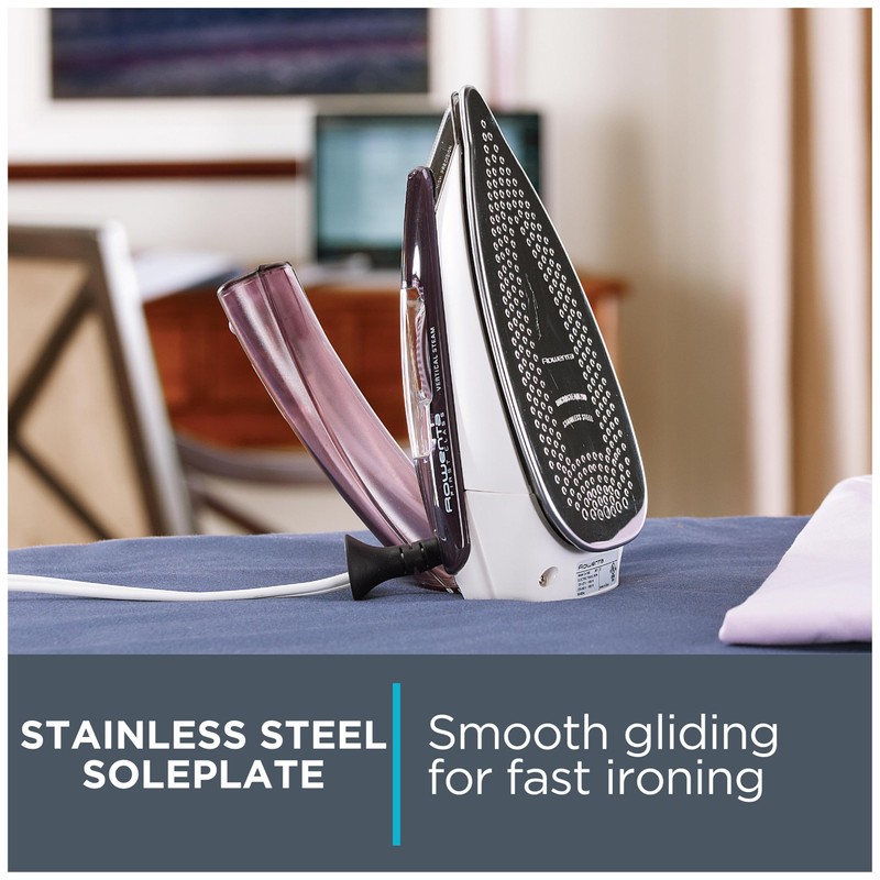 Rowenta Travel Iron, Pro Compact Stainless Steel Soleplate Hand Held