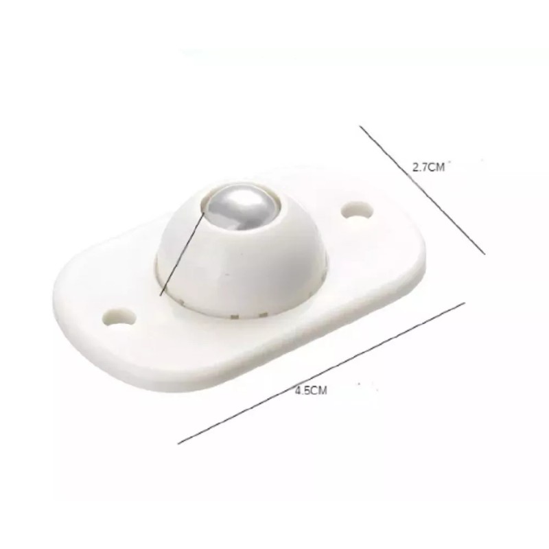 TIKA 4 Pcs Mini Swivel Caster Wheel - Self-Adhesive Universal