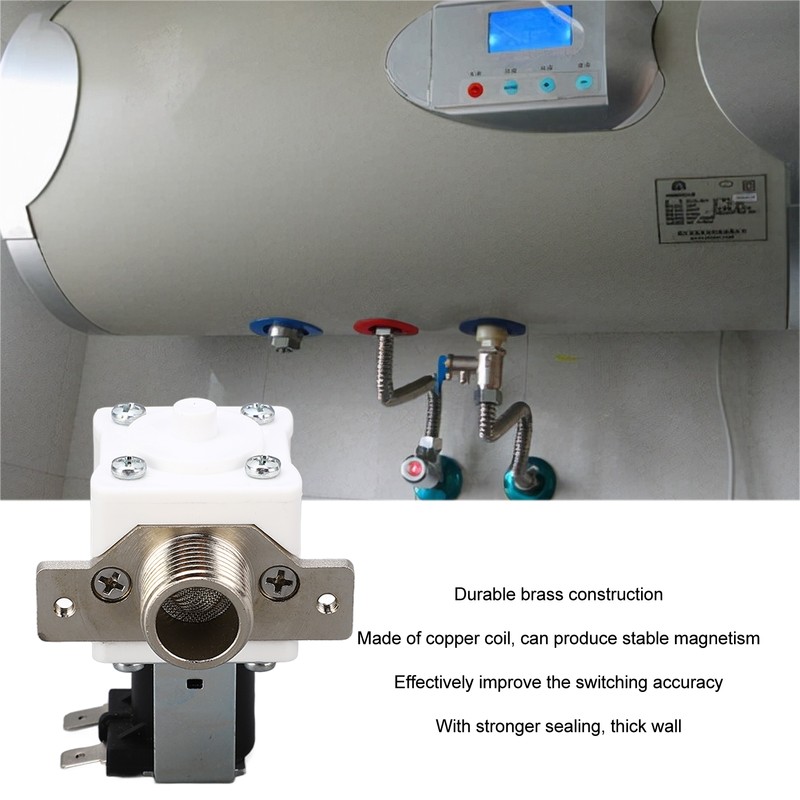 Water Heater Inlet Valve Brass Coil PC Housing Good Sealing