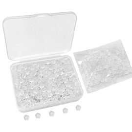 Silicone Earring Backs Earring Backings 600 Pcs Soft Clear Ear Safety Back Pads Backstops Clutch Stopper Replacement for Fish Hook Earring Studs Hoops, Diameter 5mm