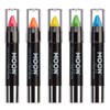 Moon Glow Neon UV Glitter Makeup Stick Body Chalk Crayons