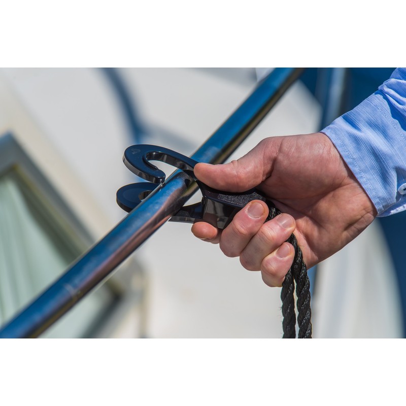 FastFender - Boat fender adjuster - Motorboats25mm Black