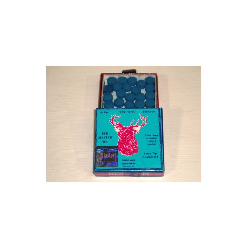 TWEENTEN ELK MASTER CUE TIPS AND QUANTITIES.** (50 x, 10mm)