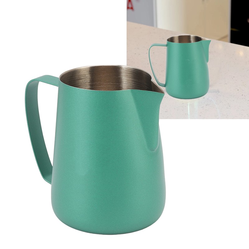 420ml/14oz Stainless Steel Coffee Frother Cup Multipurpose Coffee Milk Frothing