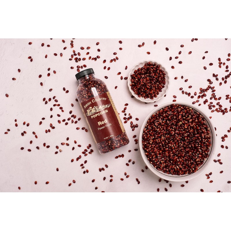 Amish Country Popcorn | 14 oz Bottle | Red Popcorn