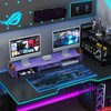 gianotter Dual Monitor Stand Riser, Desk Organizer With Drawer and