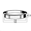 SOTECH Waste Insert Ring Stainless Steel Matt Black Varnished Diameter
