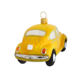 Hamburger Weihnachtsontor - Christmas Tree Decoration - VW Beetle Yellow