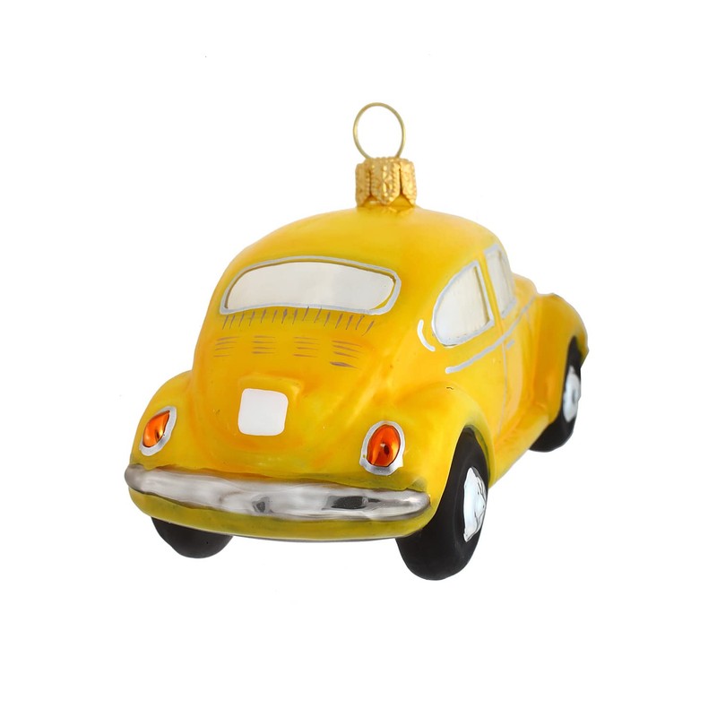 Hamburger Weihnachtsontor - Christmas Tree Decoration - VW Beetle Yellow