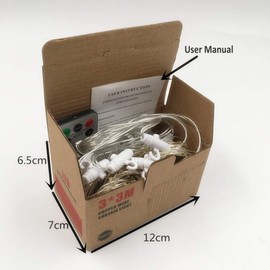 Love it Products 300 Light Led Curtain String Lights USB with Remote for Wedding, Party, Home, Garden, Bedroom, Outdoor, Indoor Wall Decorations. Warm White