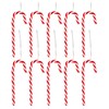 Candy Canes Set of 10 12.5 cm Red/White with String