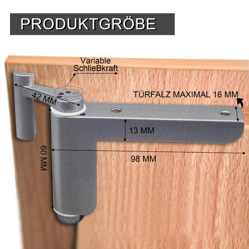 Door Closer No Drilling - Mini Door Closer, Automatic Door