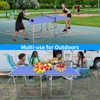 Mid-Size Table Tennis Table, 6’ x 3’ Table Tennis Game