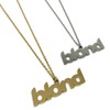 Gifts From The Crypt Blond Stainless Steel Necklace | Frank