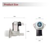 GEIparts DD81-02265A DD82-01588A Dishwasher Water Valve Replace Model 6740000046A 10A50100